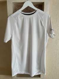 Новая мужская белая футболка Under Armour, размер М.