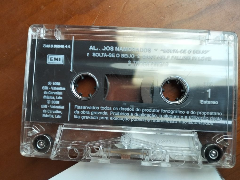 Cassete Ala dos Namorados - Solta-se o Beijo