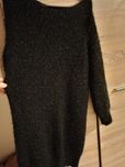 Suknia sweter czarny połyskujący stan idealny 38/40