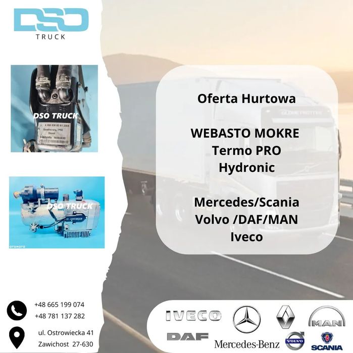 Webasto Mokre A9608306361 WEBASTO 9030383D Thermo Pro 50 Mercedes