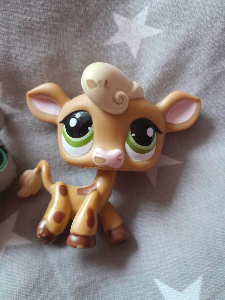 Figurki LPS lama żyrafa
