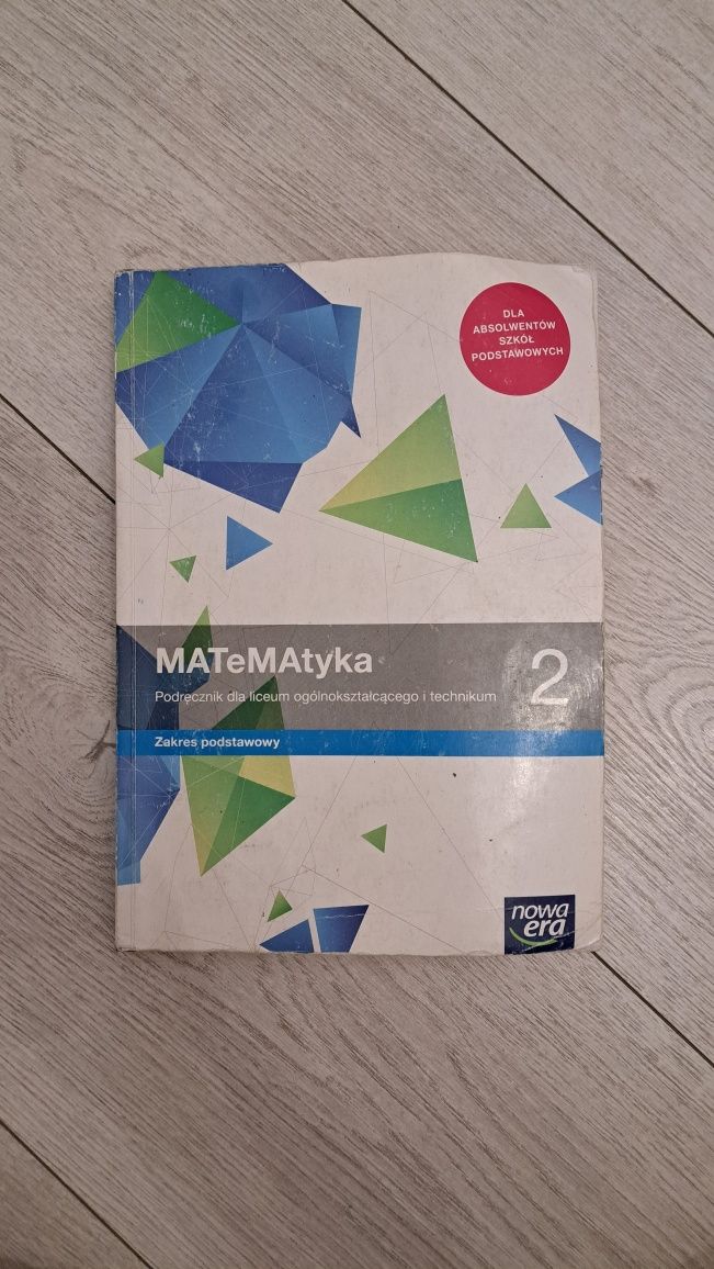 podręcznik do matematyki MATeMAtyka 2 nowa era zakres podstawowy