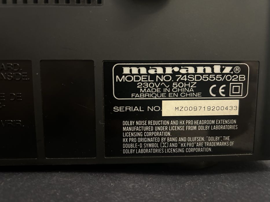 Marantz sd 555 двухкассетная дека..