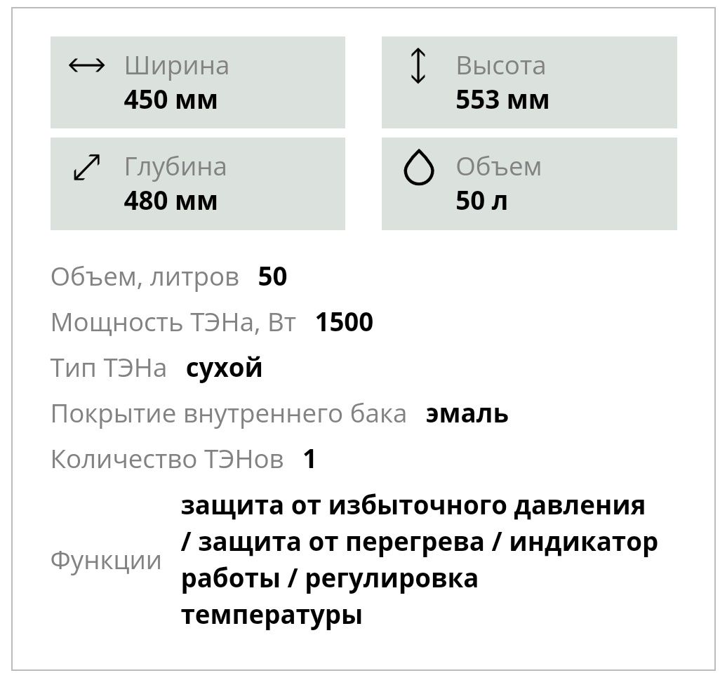 ДЕШЕВО. Бойлер Ariston PRO1 R 50 V 1,5К PL Dry. 50 літрів. Закр. тена