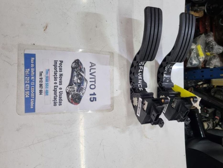 pedais de acelerador Renault Fluence