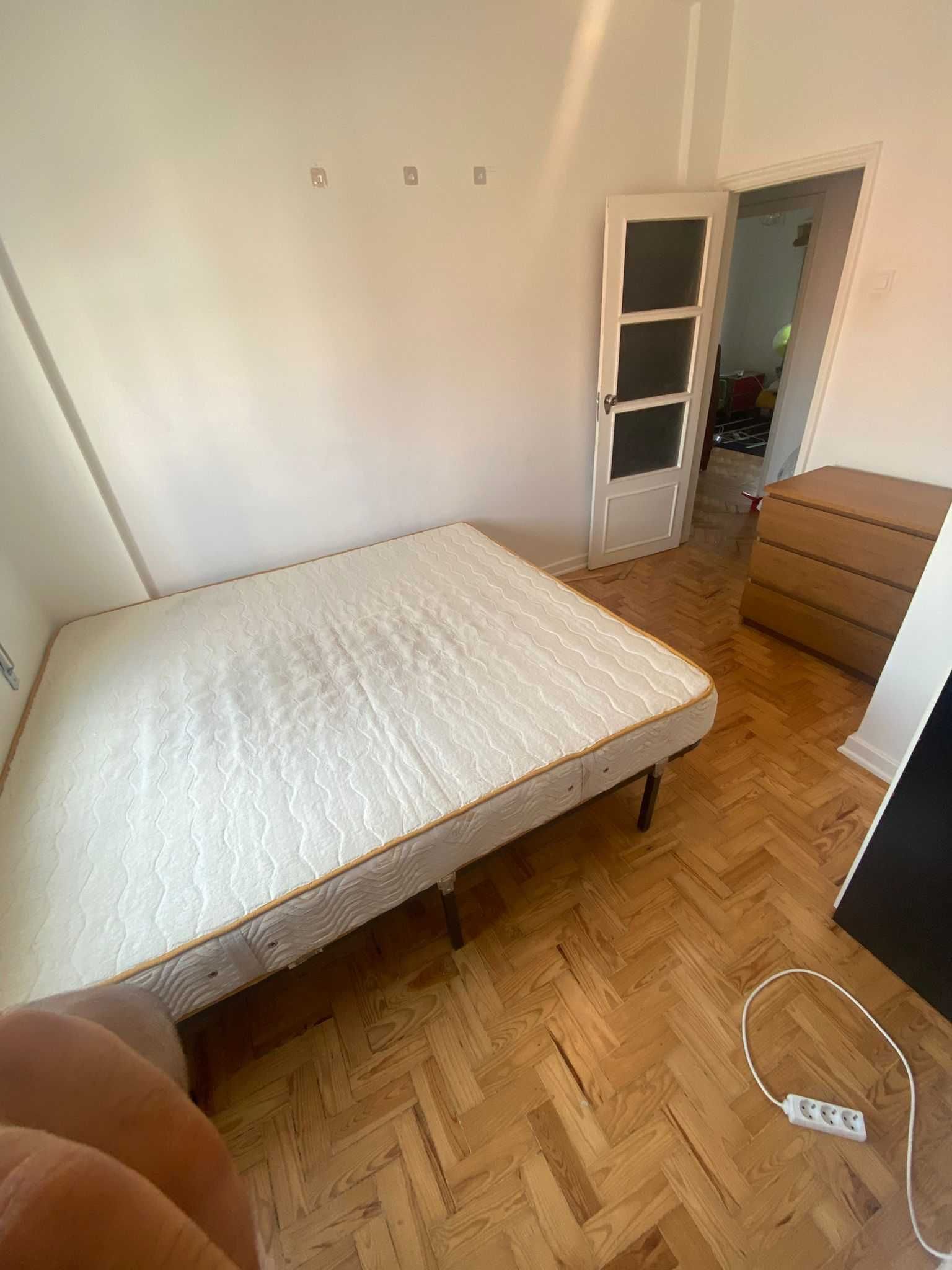 Colchão teflon ortopédico 180x200cm (usado) + cama