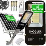 LAMPA SOLARNA 2000W z Czujnikiem Ruchu i Zmierzchu M-SERIES VOGLER