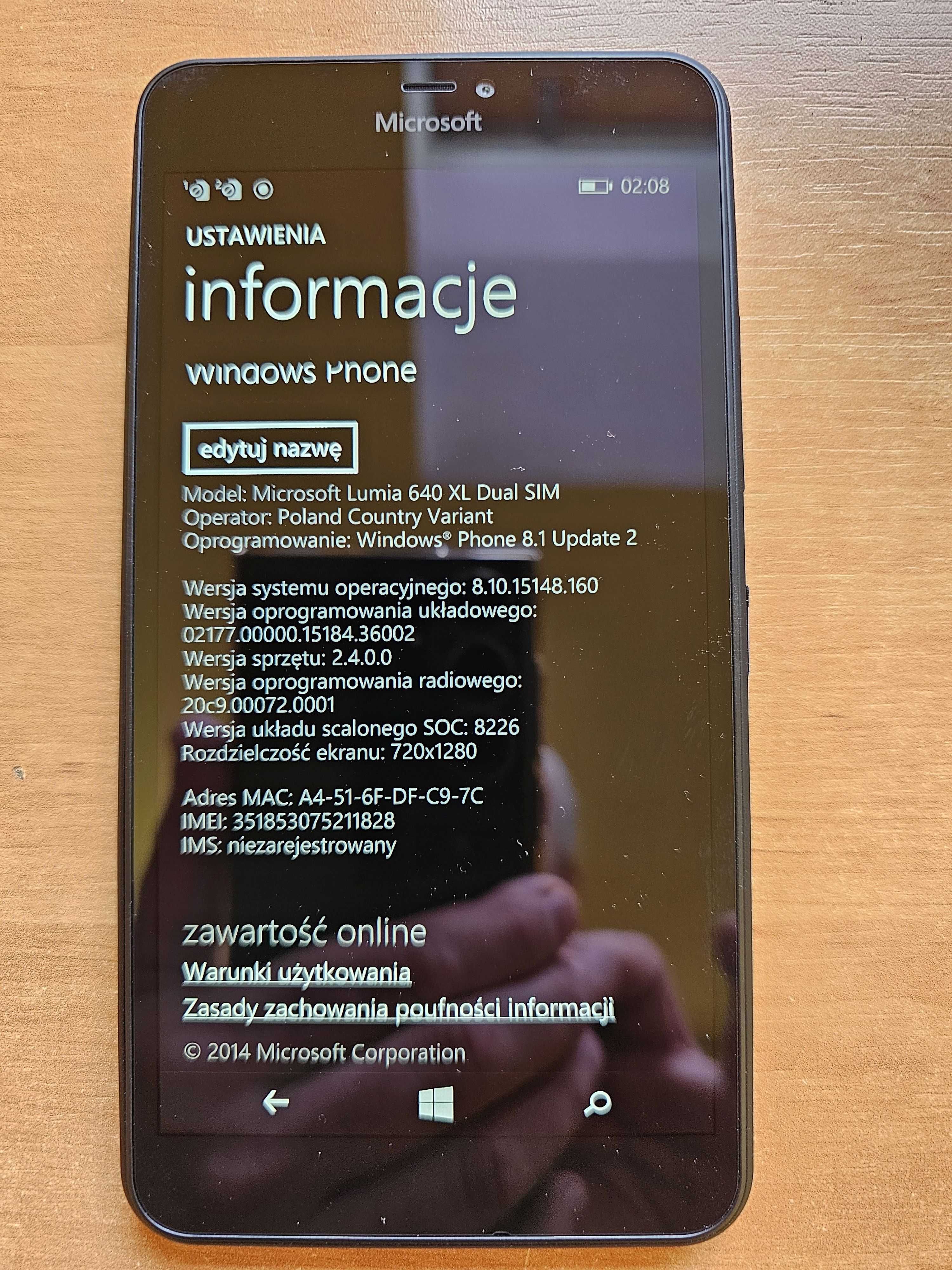 Microsoft Lumia 640 XL DualSIM BLACK fabrycznie NOWA okazja UNIKAT