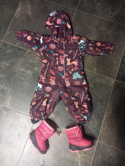Зимовий комбінезон для дівчинки   Reima