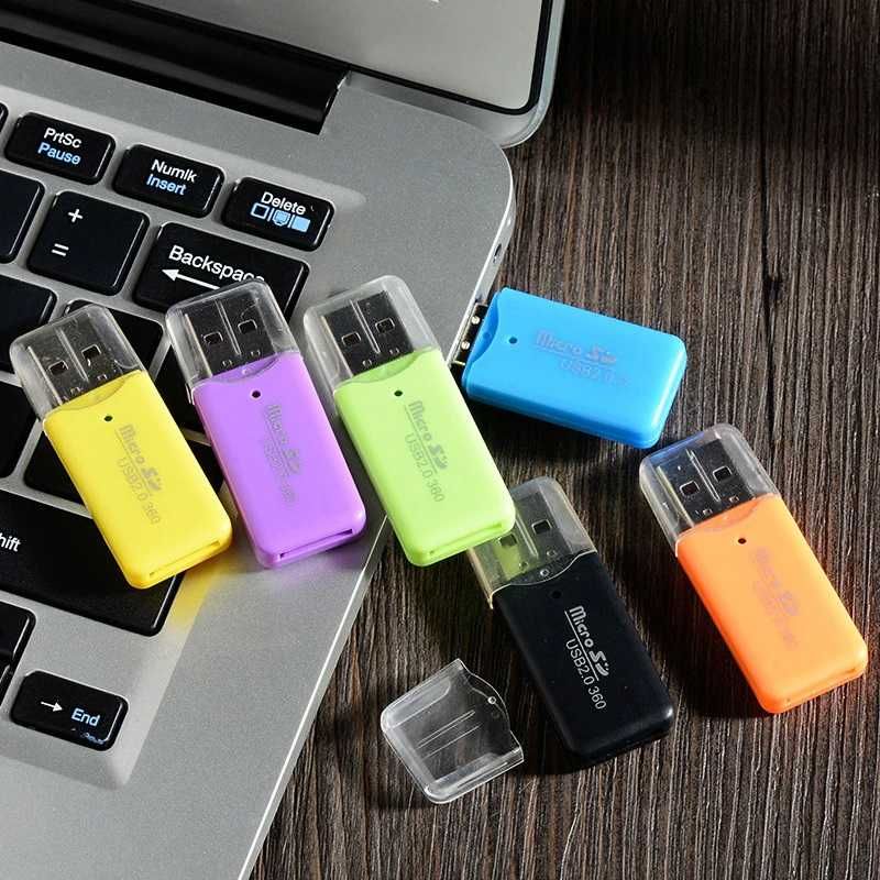 MicroSD переходник, MicroSD   card reader, адаптер для USB - Новый