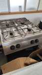 FOGÃO INDUSTRIAL ZANUSSI C/ 4 Queimadores Gás Prop. + Móvel