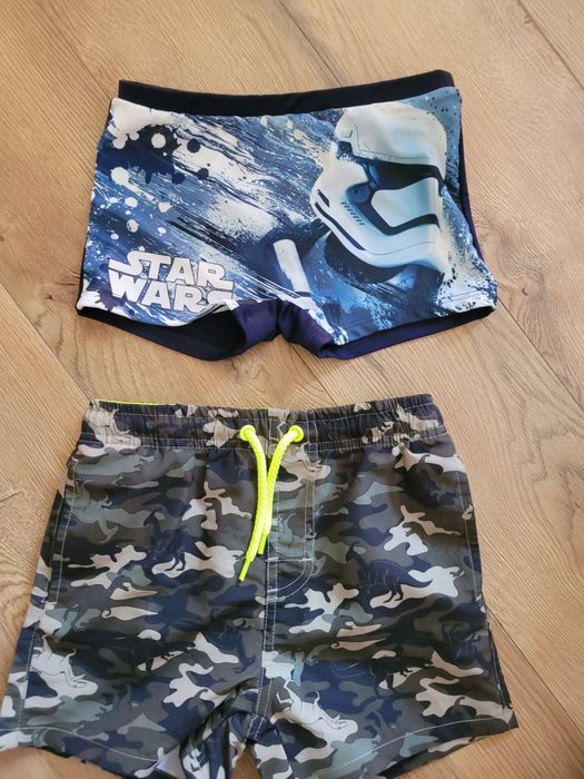 Nowe kąpielówki chlopiece 2szt star wars rozmiar 128