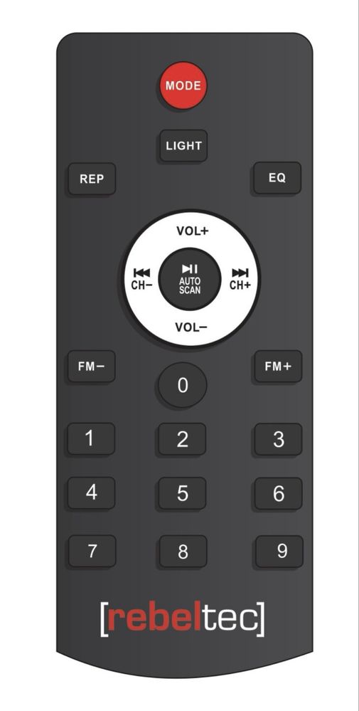 Głośnik Bluetooth REBELTEC SoundBox 630 Radio FM Czarny