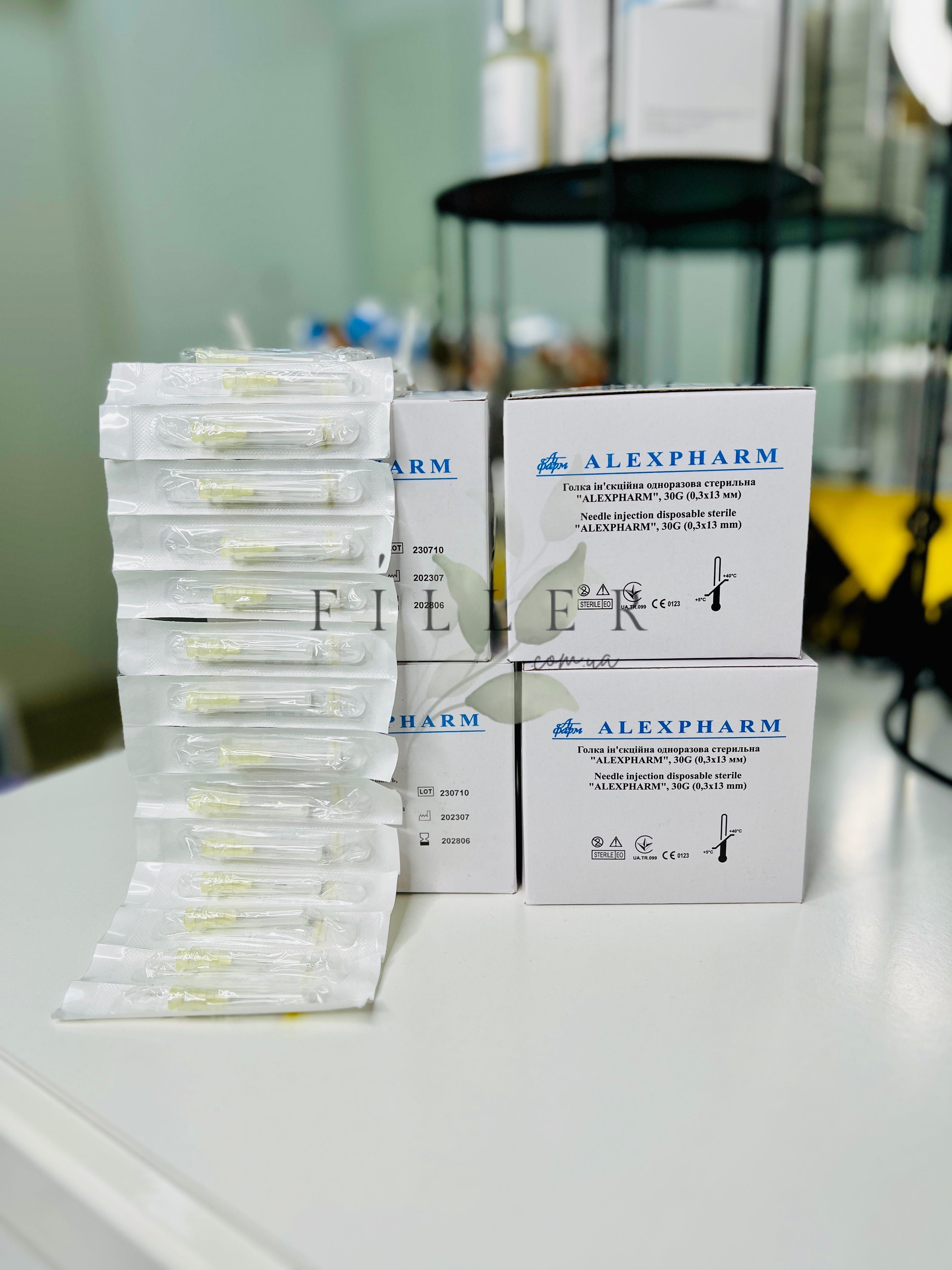 Голки ін'єкційні Alexpharm G-30 0,3 х 13 мм (100 шт. в уп.)