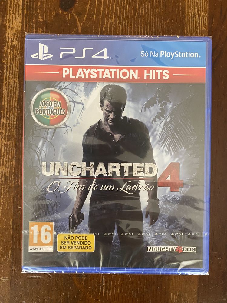 Jogo CD para ps4. Uncharted 4.