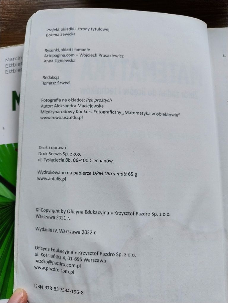 Matematyka 2 Kurczab podręcznik i zbiór zadań