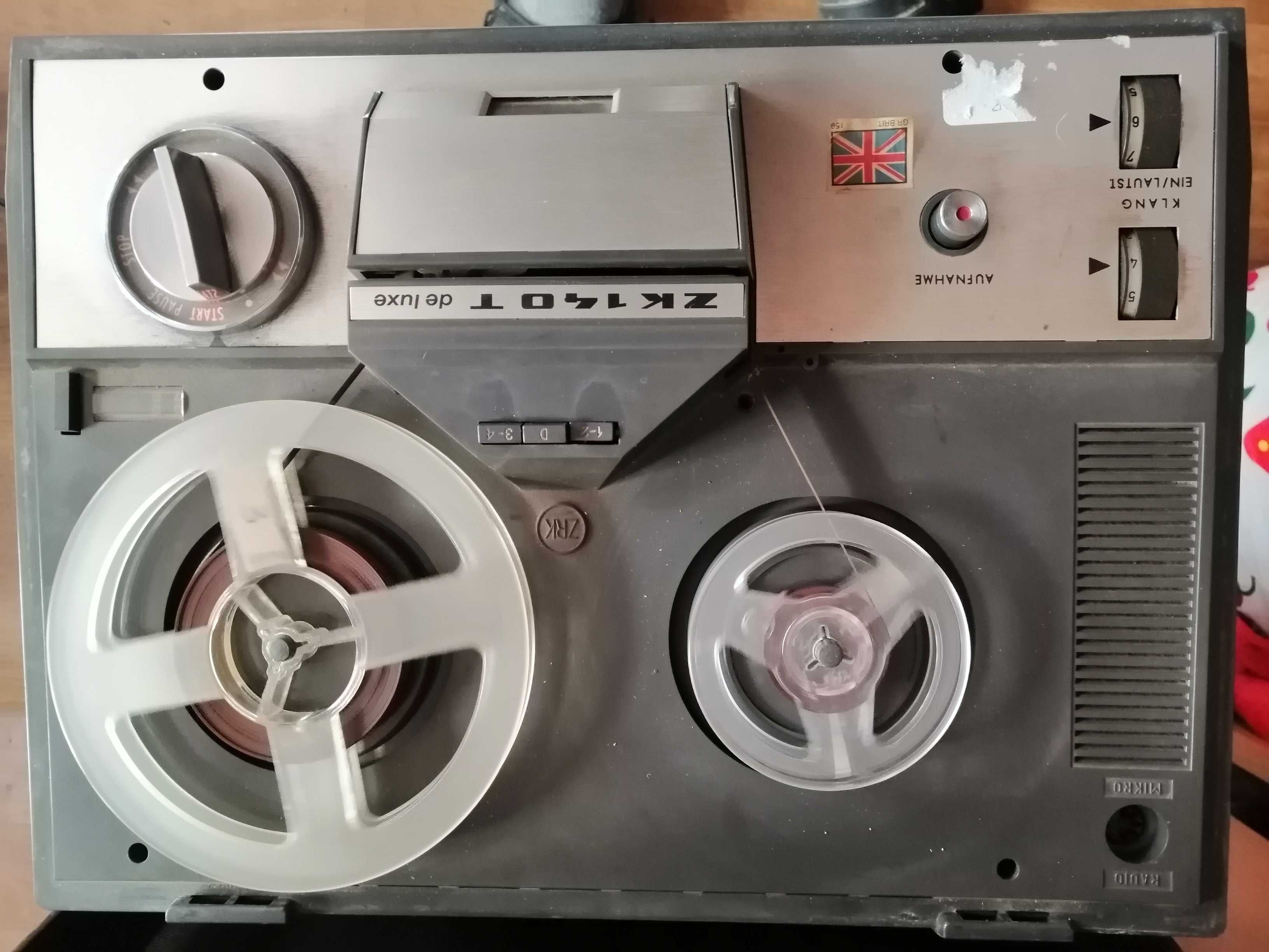 magnetofon szpulowy UNITRA ZK 140 T de luxe wersja eksportowa