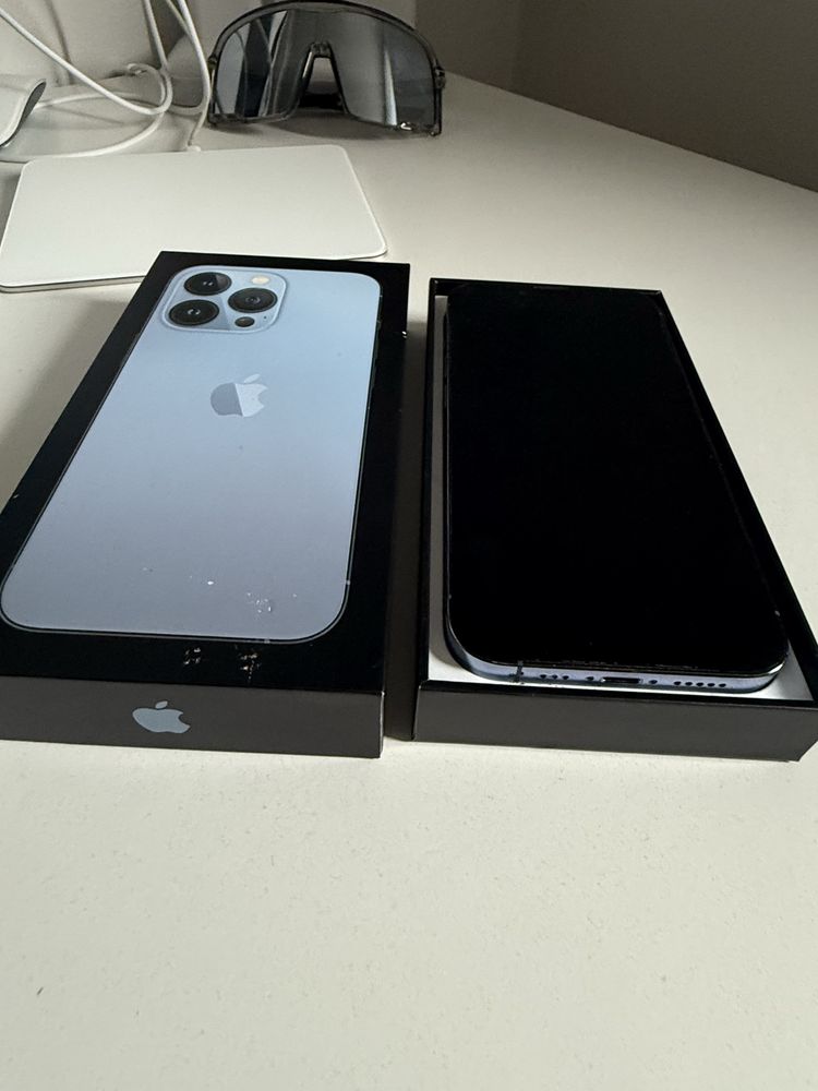 iPhone 13 Pro 128gb Sierra Blue Idealny Bateria 100%