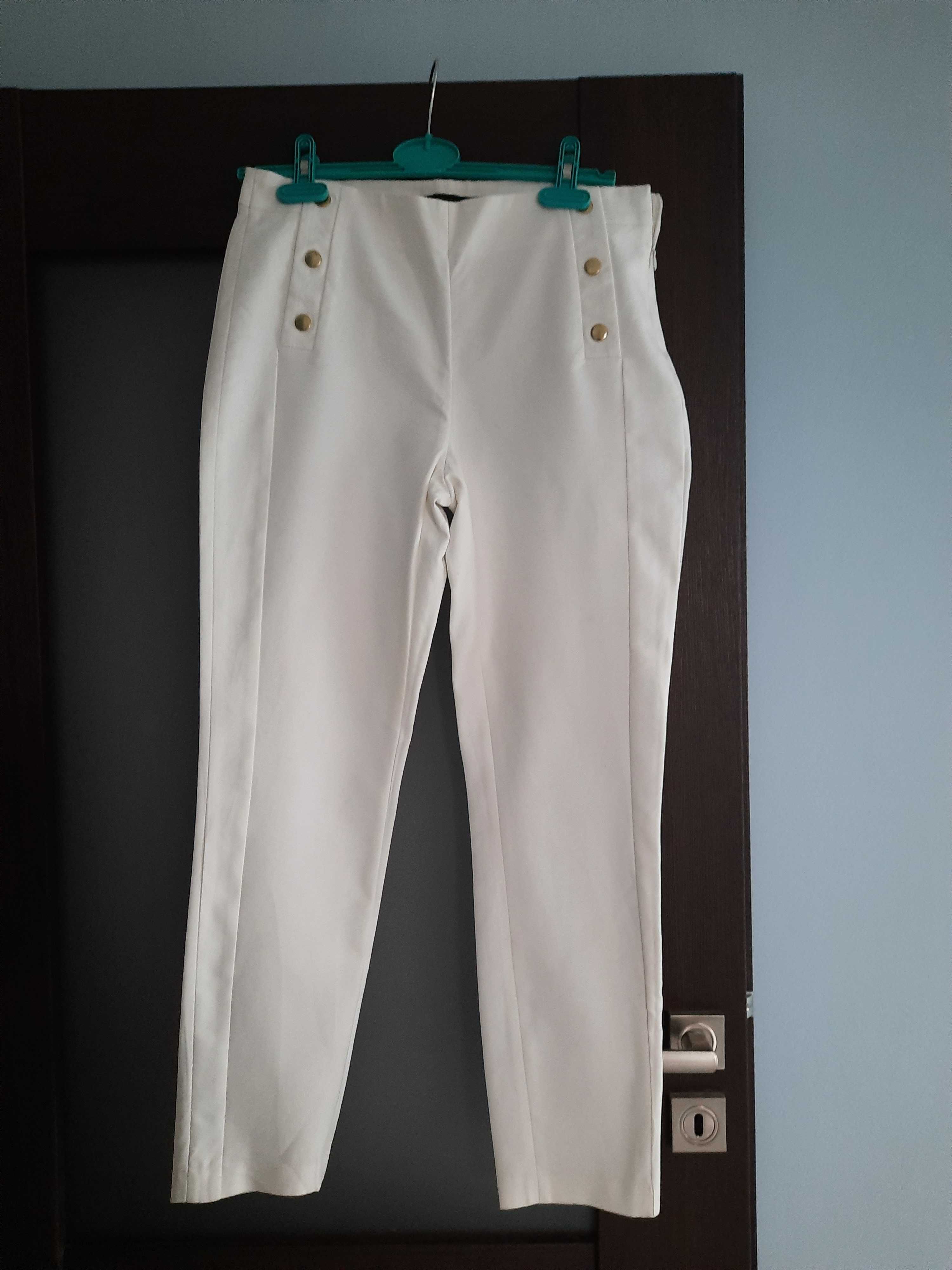 Eleganckie białe spodnie Zara