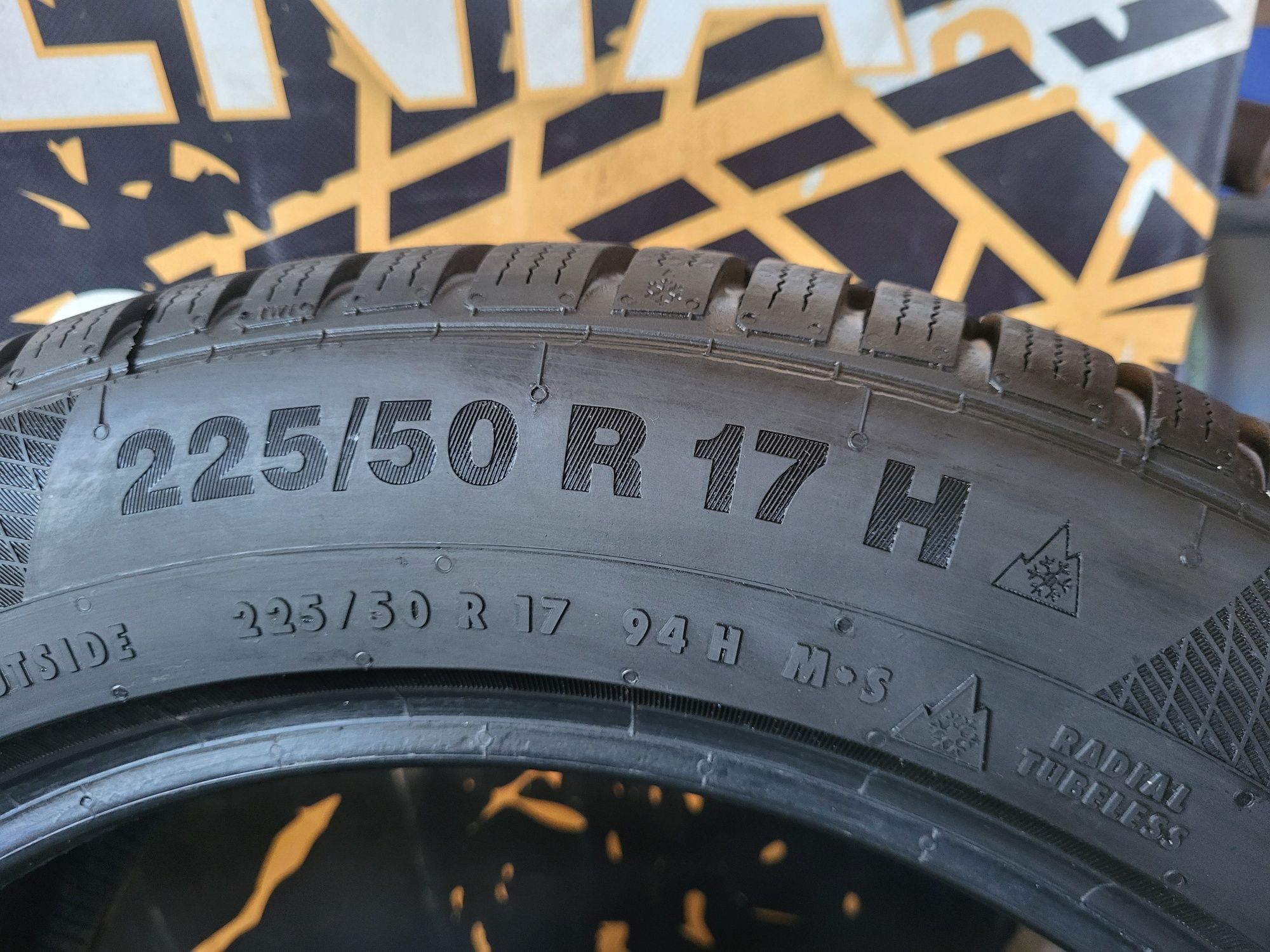 Opony zimowe 225/50/17 Continental 7/7,7mm
