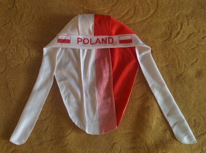 Czapka bandamka Poland nowa+gratis
