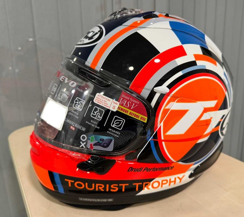 Arai RX-7V EVO TT Isle of Man Edição Limitada Tam S