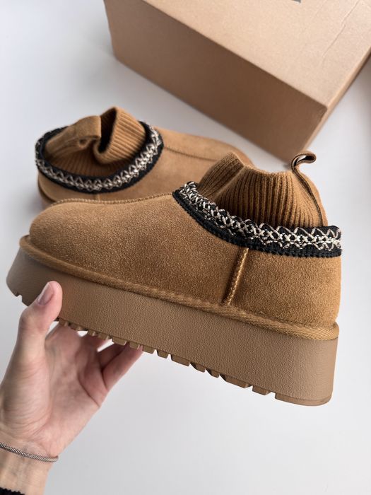 Черевики UGG Tasman Platform Sock Chestnut