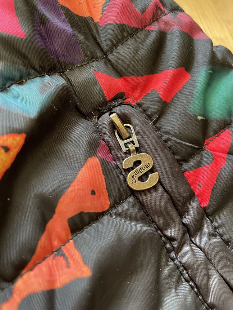 Kolorowa kurtka Desigual 152cm 12 lat