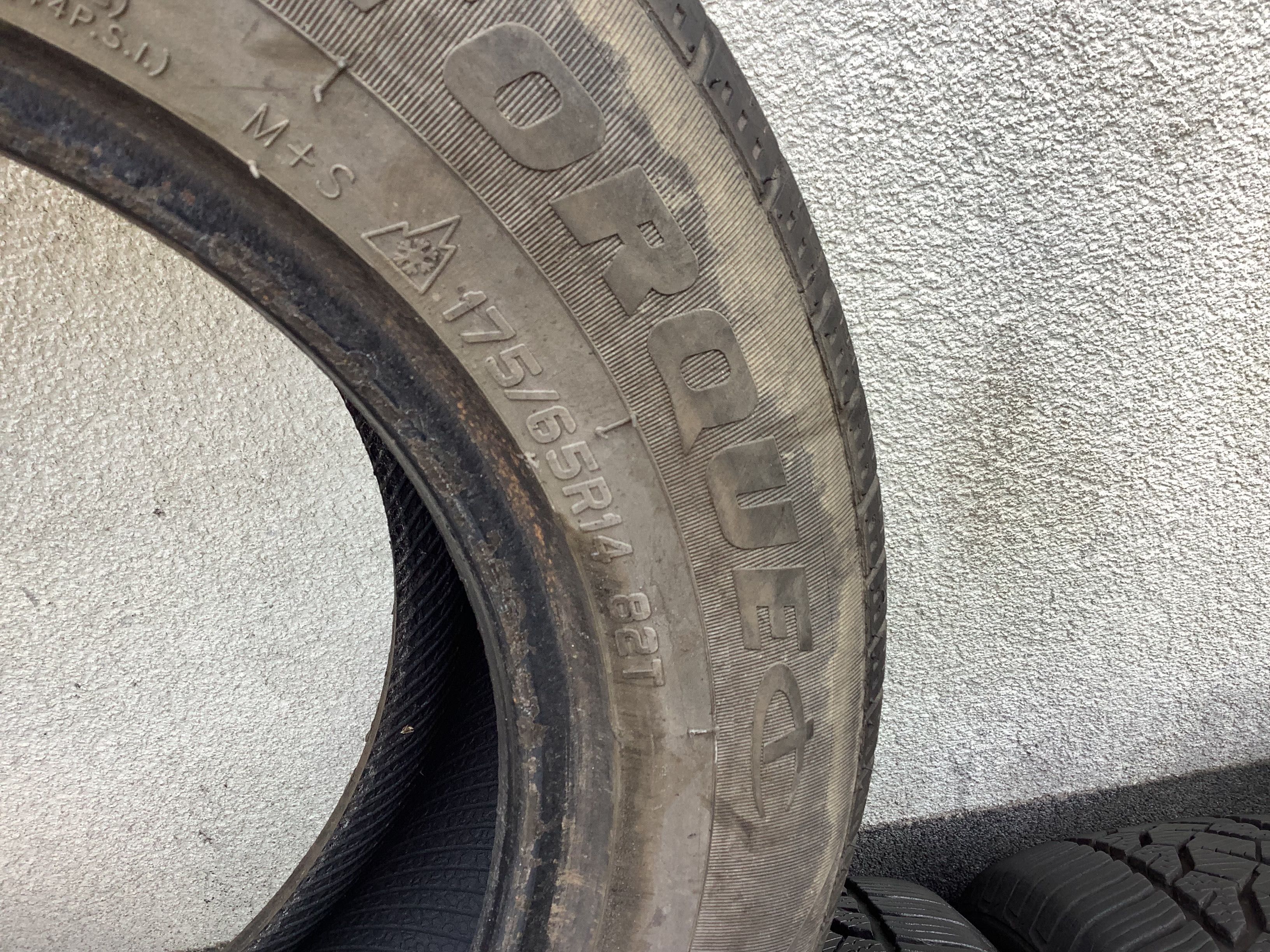 TORQUE 175/65r14 2szt opony całoroczne 5.5mm 2017r