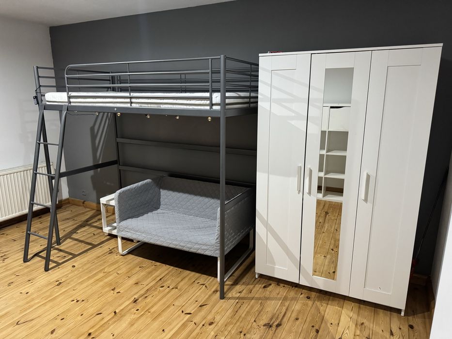 Szafa Brimnes 3 drzwiowa biała 117x190