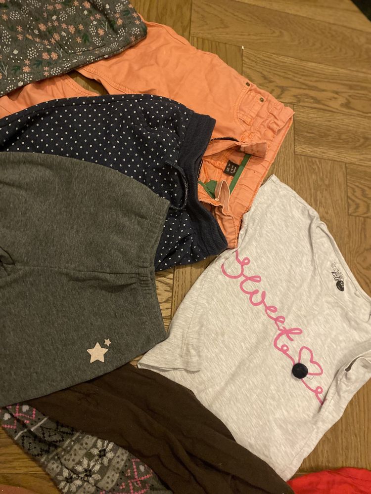 15 używanych ubranek dziewczęcych: H&M Smyk GAP 110 i 116 spodnie