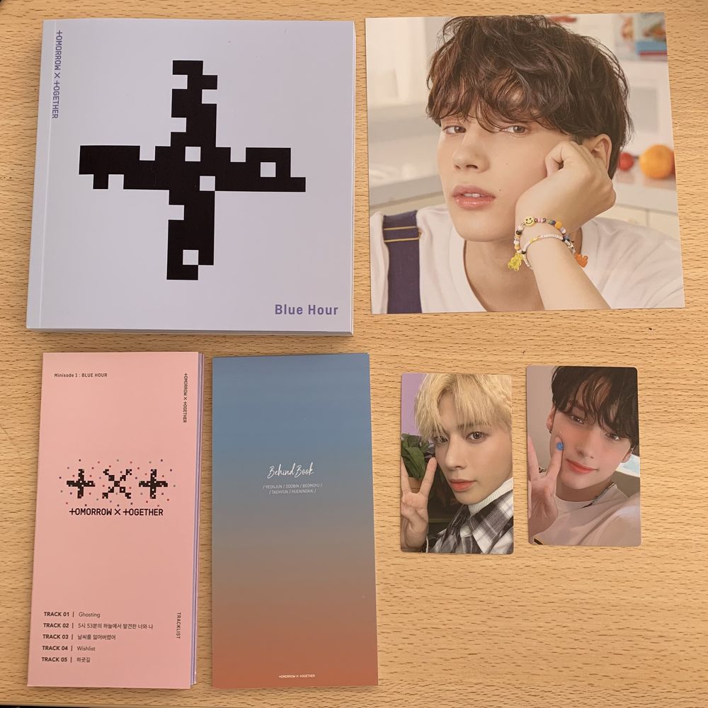 Kpop- TXT blue hour album