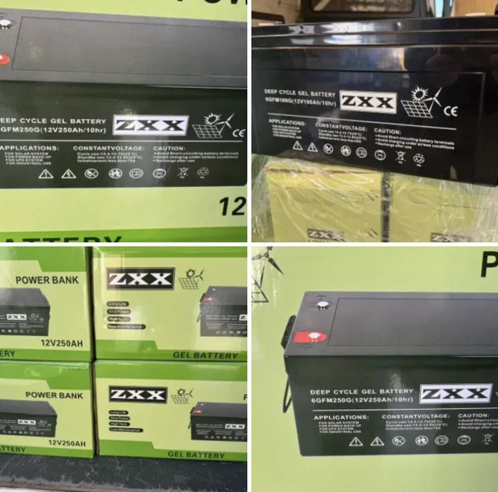 Гелевий акумулятор  12V 150Ah 200Ah 250Ah гелевый аккумулятор АКБ 12в