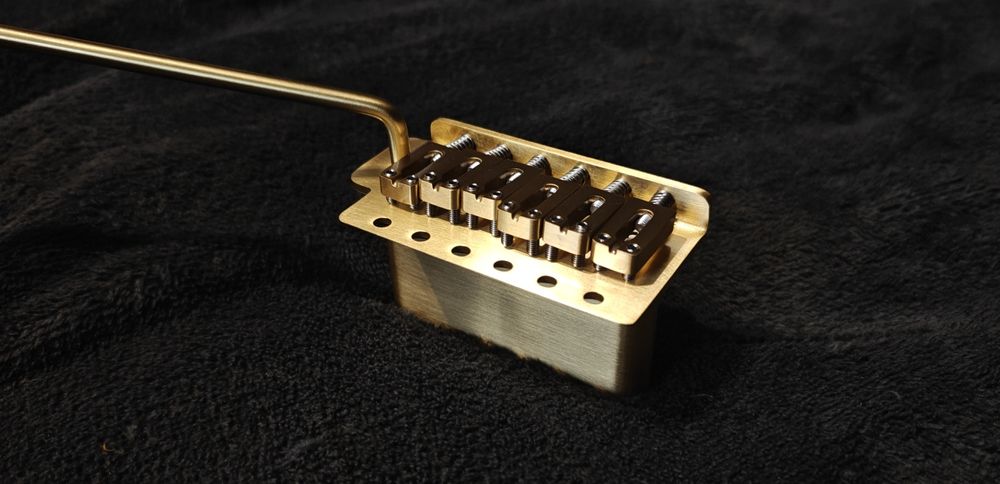 Mostek Stratocaster Full Mosiądz Lepszy niz Gotoh Fender Stratocaster