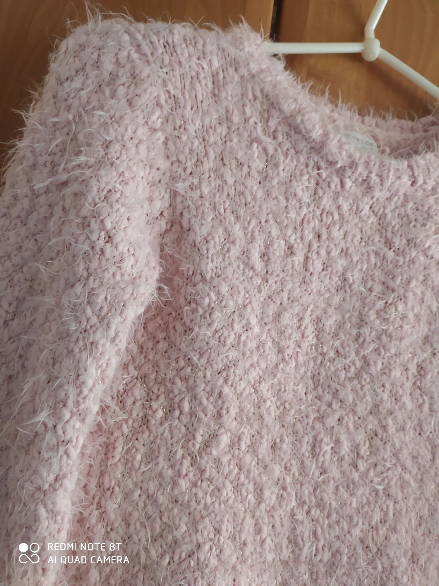 Sweter bluzka błyszcząca rozmiar 134-140