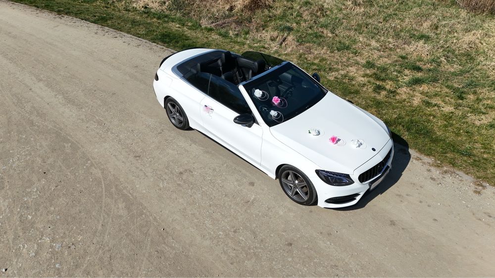 Samochód do ślubu. Auto na ślub. Mercedes V Klasa, C Cabrio z kierowcą