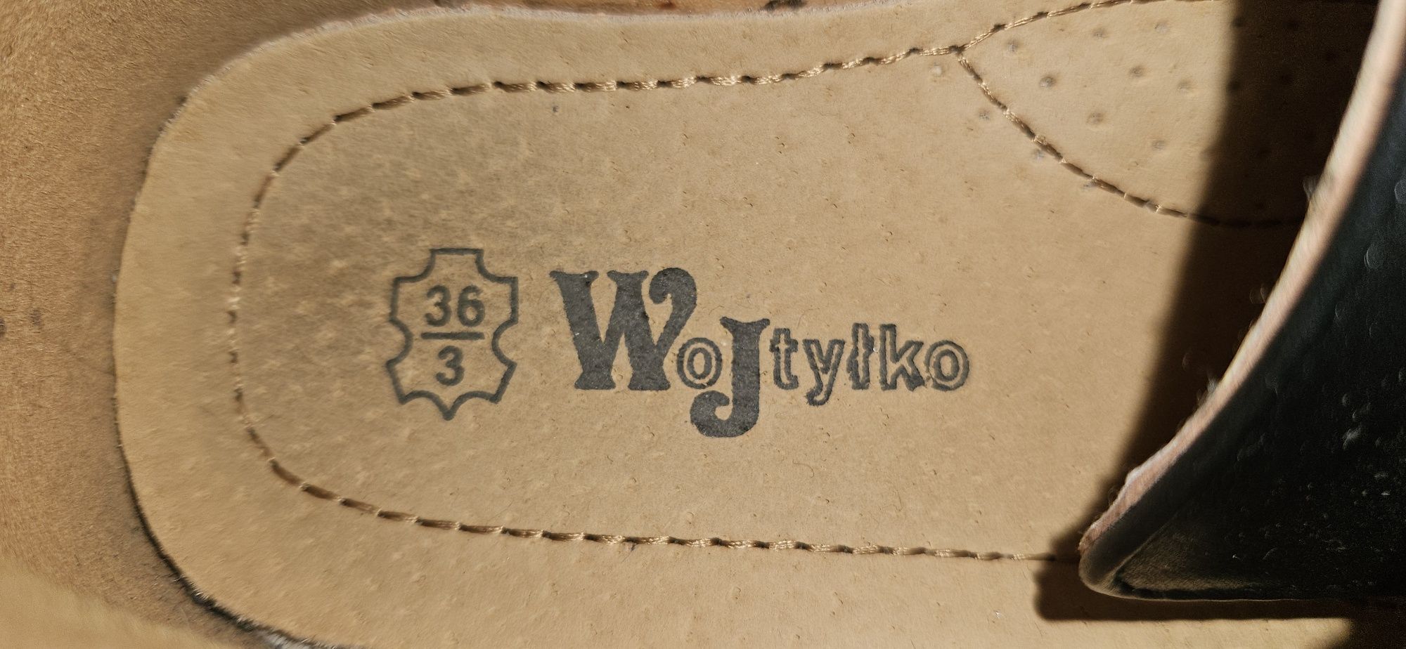 Półbuty, mokasyny chłopięce Wojtyłko r. 36 komunijne