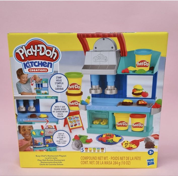 Play-Doh плей до веселе ігрове поле, пластилін 16 баночок плей до