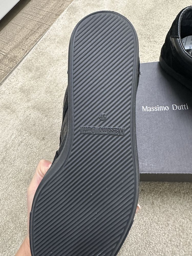 Sapatilhas massimo dutti em pele