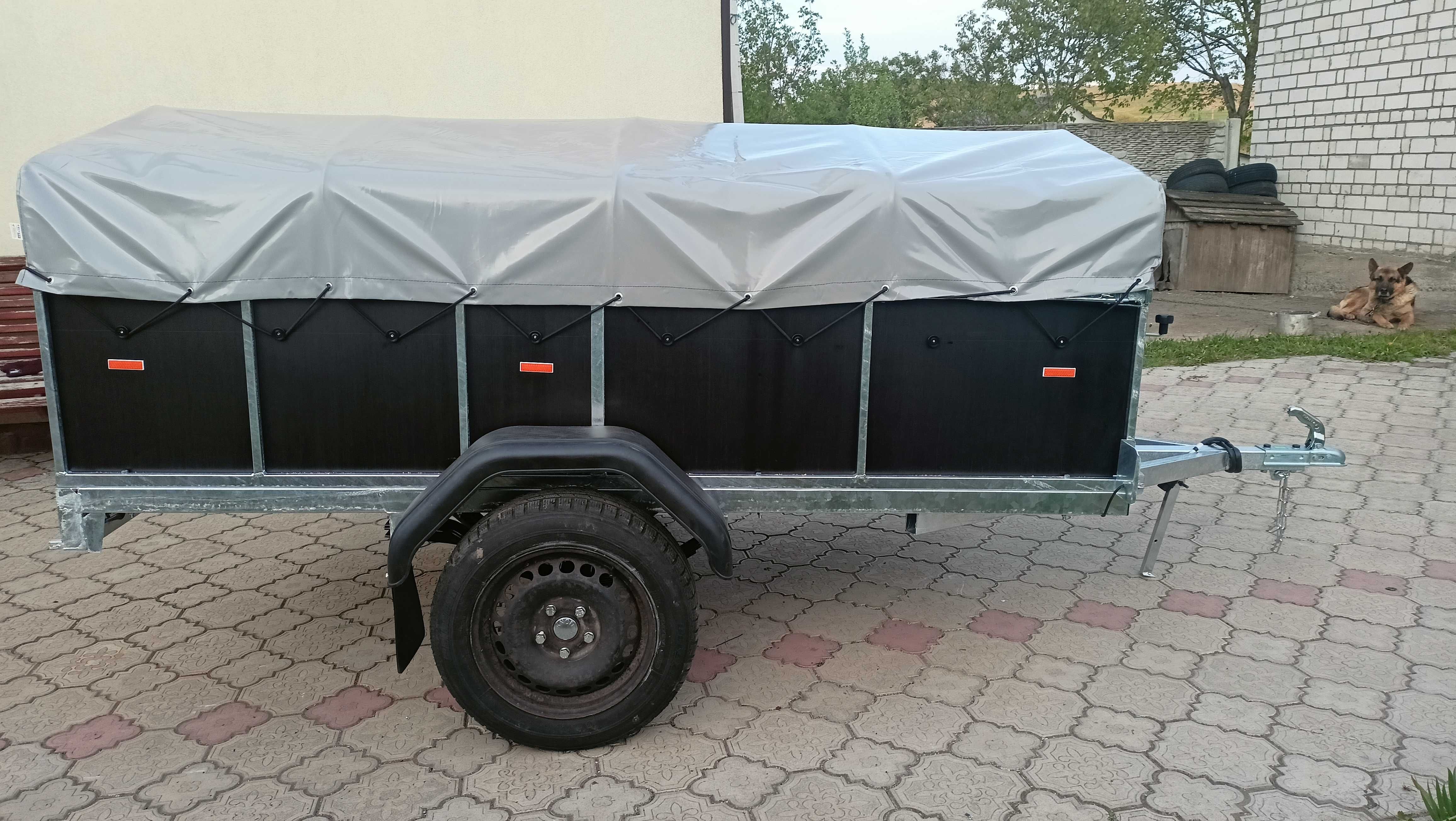 Легковий оцинкований причеп