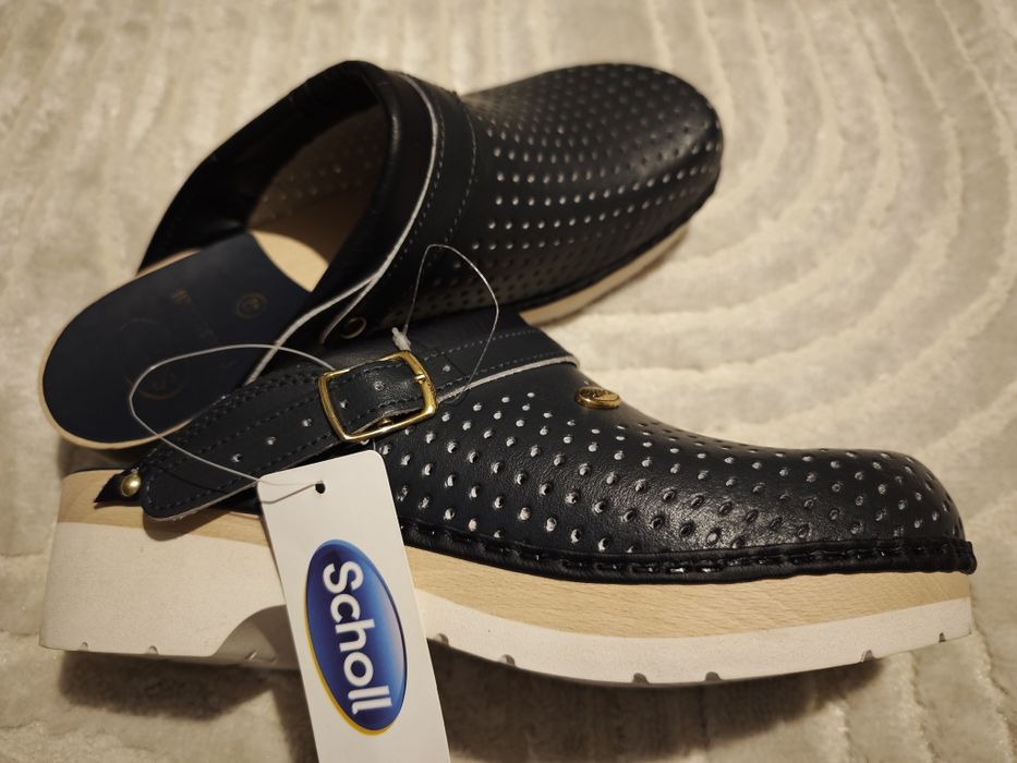 Scholl drewniaki, chodaki, klapki