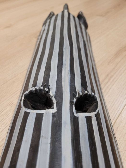 Ozdoba na ścianę, Maska etniczna, afrykańska -  Zebra