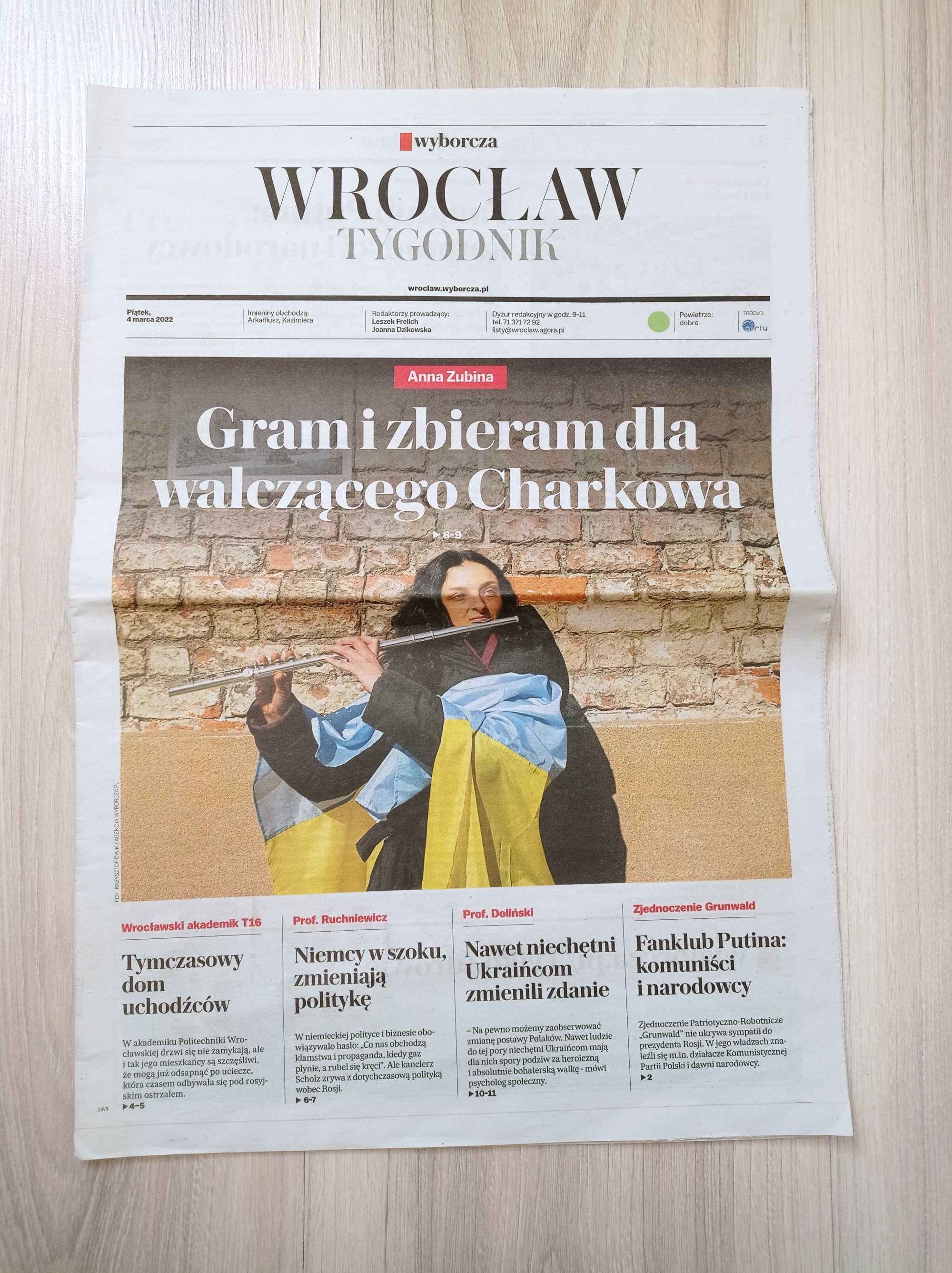 Gazeta Wyborcza, marzec 2022