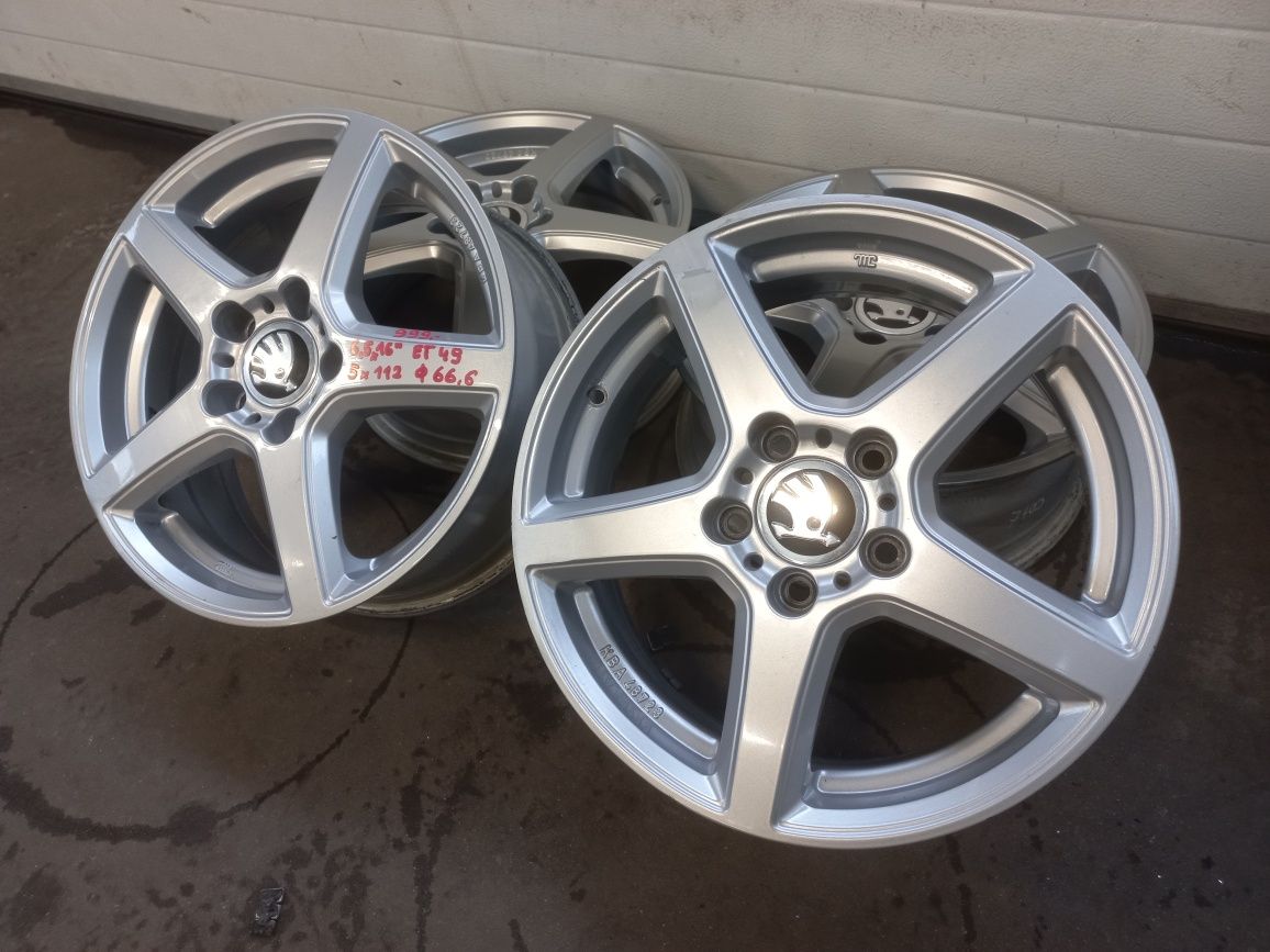 Alufelgi 16" 5x112 do Skoda