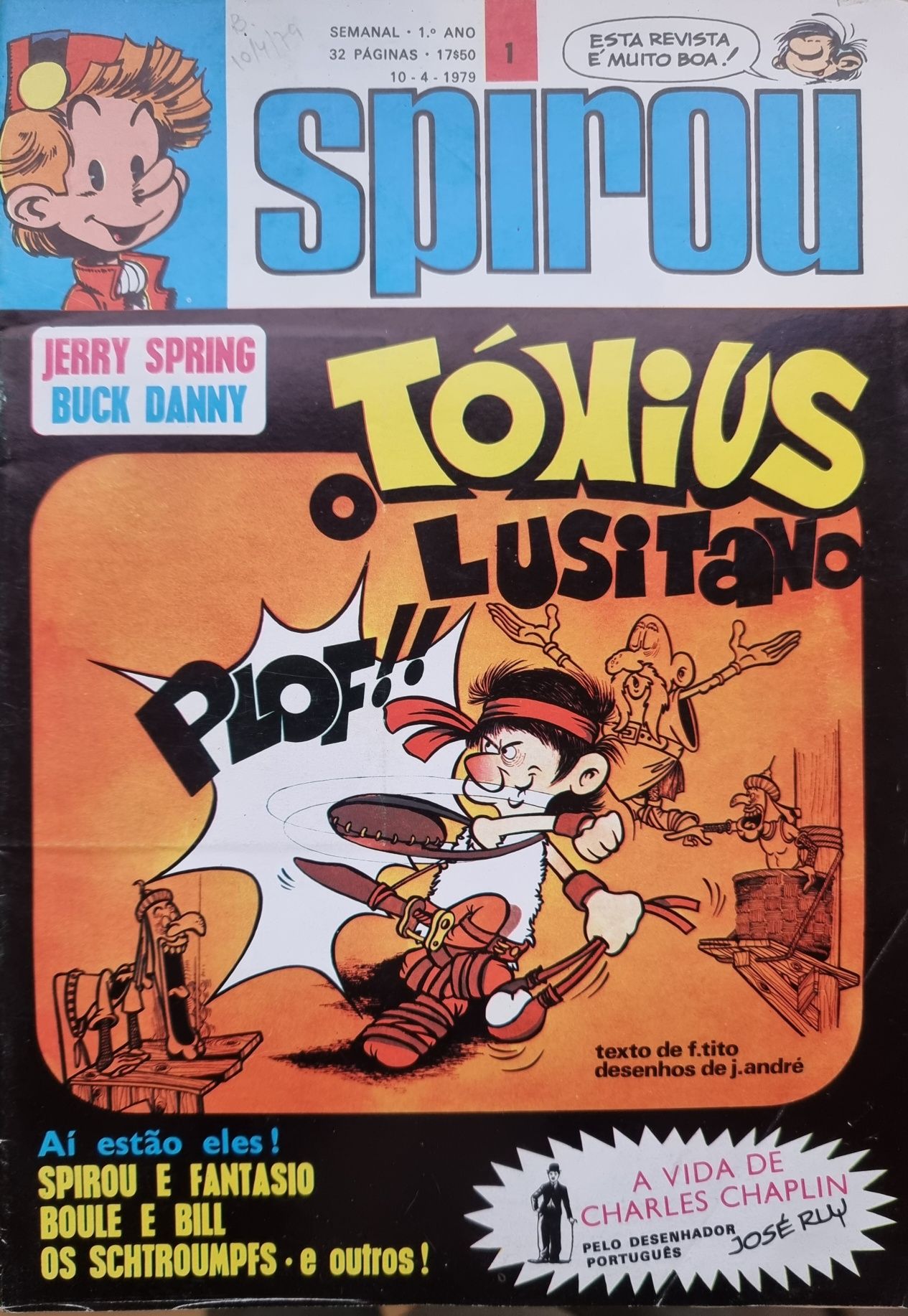 Coleção de 32 revistas Spirou de 1979 - 1º ano