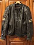 Casaco pele motard TRY - Casa das Peles (S)