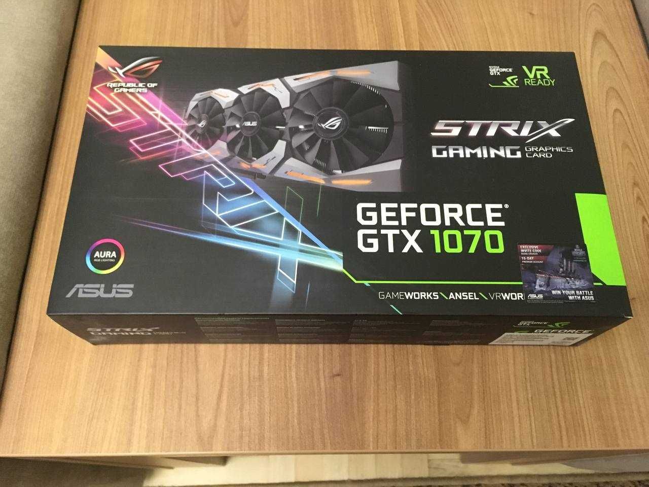 відіокарта ASUS ROG STRIX GTX 1070 8Gb  S.T.A.L.K.E.R. 2!