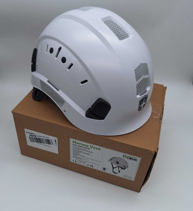Kask ochronny z twardego ABS lekki wentylowany GREEN DEVIL 53-63cm