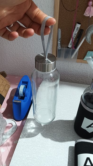 3 garrafas de vidro 400ml