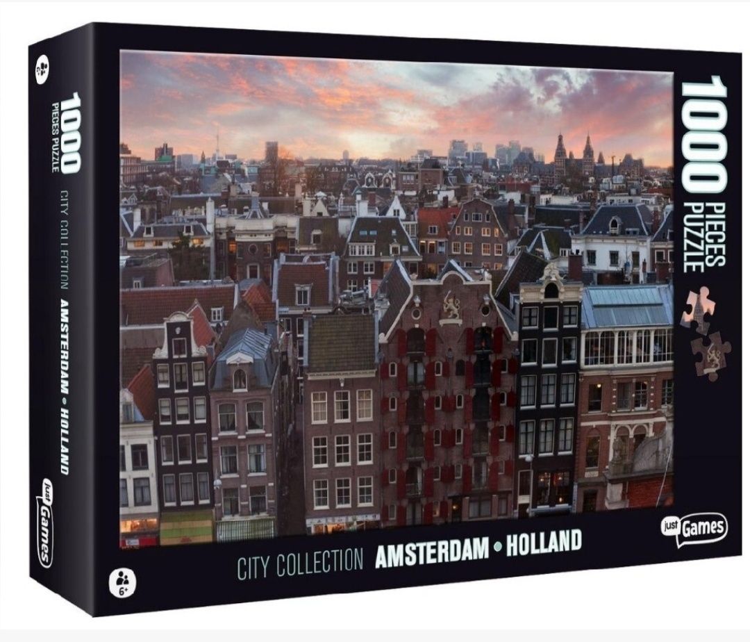 Puzzle Just Games City Collection Amsterdam 1000 el